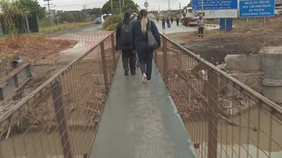 Guarulhos reconecta pedestres ao Aeroporto com passarela provisória na Jamil João Zarif — 571