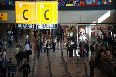 Aeroporto de Guarulhos: Prisões de "mulas" do tráfico aumentam 121% em 2024 — 164
