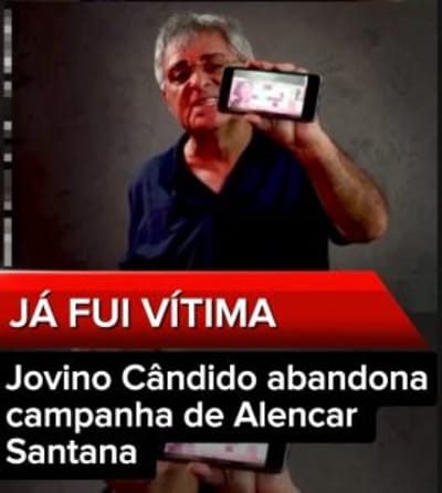 Jovino Cândido deixa campanha de Alencar em protesto contra ataques a Pietá e Corrêa — jovino candido deixa campanha de alencar