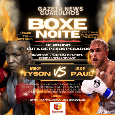 Ao Vivo Mike Tyson e Jake Paul — 18