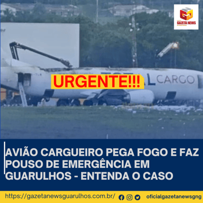 Avião Cargueiro Pega Fogo e Faz Pouso de Emergência em Guarulhos - Entenda o Caso — 34