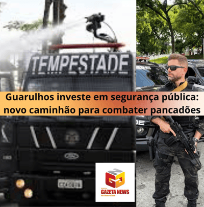 Guarulhos investe em segurança pública: novo caminhão para combater pancadões — 23