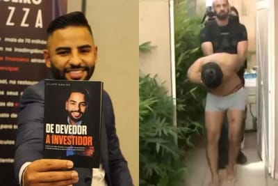 "Polícia prende influenciador Filippe Ribeiro e mais 11 em operação contra fraudes e tráfico na Grande SP" — 22