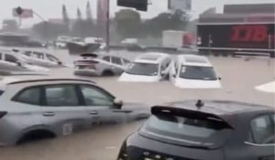 "Temporal em Guarulhos causa prejuízo de R$ 10 milhões e destrói dezenas de carros em concessionária"