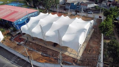 Palácio de Lutas no CSE João do Pulo recebe vistoria técnica — 522