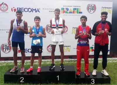 Atletismo de Guarulhos garante 5 medalhas em duas competições em São Bernardo do Campo — 523