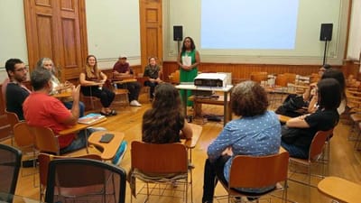 Professores de Guarulhos participam de formação no Museu da Língua Portuguesa — 524
