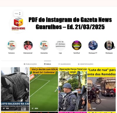 PDF do Instagram do Gazeta News Guarulhos – Ed. 21/03/2025 — pdf do instagram 3