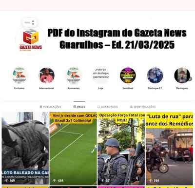 PDF do Instagram do Gazeta News Guarulhos – Ed. 21/03/2025 — 524