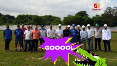 "Prefeitura inicia revitalização do Estádio Arnaldo José Celeste no Programa Gramadão" — prefeitura 22