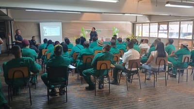 GCM apresenta palestra sobre violência doméstica e familiar contra a mulher a funcionários de empresa em Cumbica. — 510