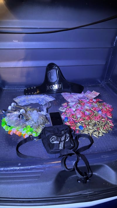 GCM prende homem por tráfico de entorpecentes no Jardim Cocaia. — 508