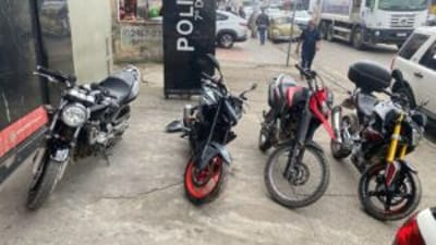 4 Motos Roubadas Recuperadas e 1 Bandido Preso em Guarulhos