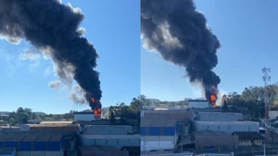 Incêndio de Grande Porte Atinge Indústria em Guarulhos — 504