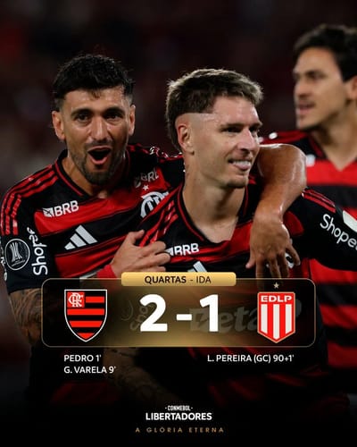 Flamengo Vence Estudiantes no Maracanã Com Gol Relâmpago e Adquire Vantagem na Libertadores — 10