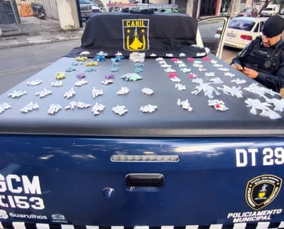 GCM de Guarulhos Tira Mais de 3 kg de Drogas de Circulação e Prende Traficantes — 479