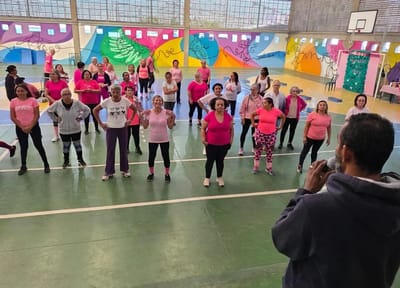 CEU Vila São Rafael Promove Manhã de Conscientização e Esporte no Outubro Rosa — ceu vila sao rafael promove