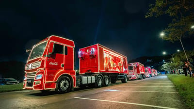 Caravana de Natal da Coca-Cola ilumina Guarulhos neste sábado — caravana de natal da coca cola