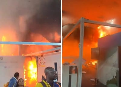 Incêndio de Grandes Proporções Atinge Pavilhão da COP30 em Belém — incendio de grandes proporcoes