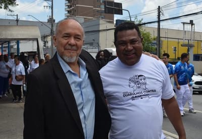 Dr.Manoél Alencar, Com Dr. Jorge Caniba Batista, Subsecretário de Igualdade Racial — pa cordeiro abdias do nascimento e