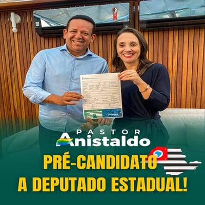 De olho na Assembleia: Pastor Anistaldo filia-se ao Podemos e lança pré-candidatura a deputado estadual; veja o histórico de votos — 66