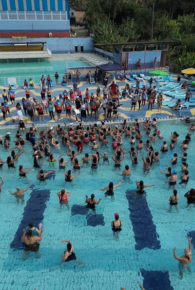 Vitalidade na Melhor Idade: Mais de 500 idosos do projeto 'Ativação 60+' curtem dia de piscina e saúde em Guarulhos — 64
