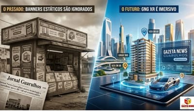 O Fim do Banner: Gazeta News Guarulhos é o 1º portal do Brasil a lançar anúncios em 3D e Realidade Aumentada — 54