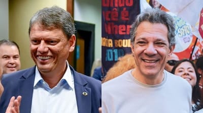 Datafolha: Tarcísio tem 45% e Haddad 27% na disputa pelo governo de São Paulo — 55