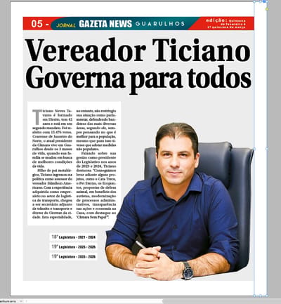 De Filho de Metalúrgico à Presidência da Câmara: A Trajetória de Gestão e Inovação de Ticiano Neves Tavares — de filho de metalurgico