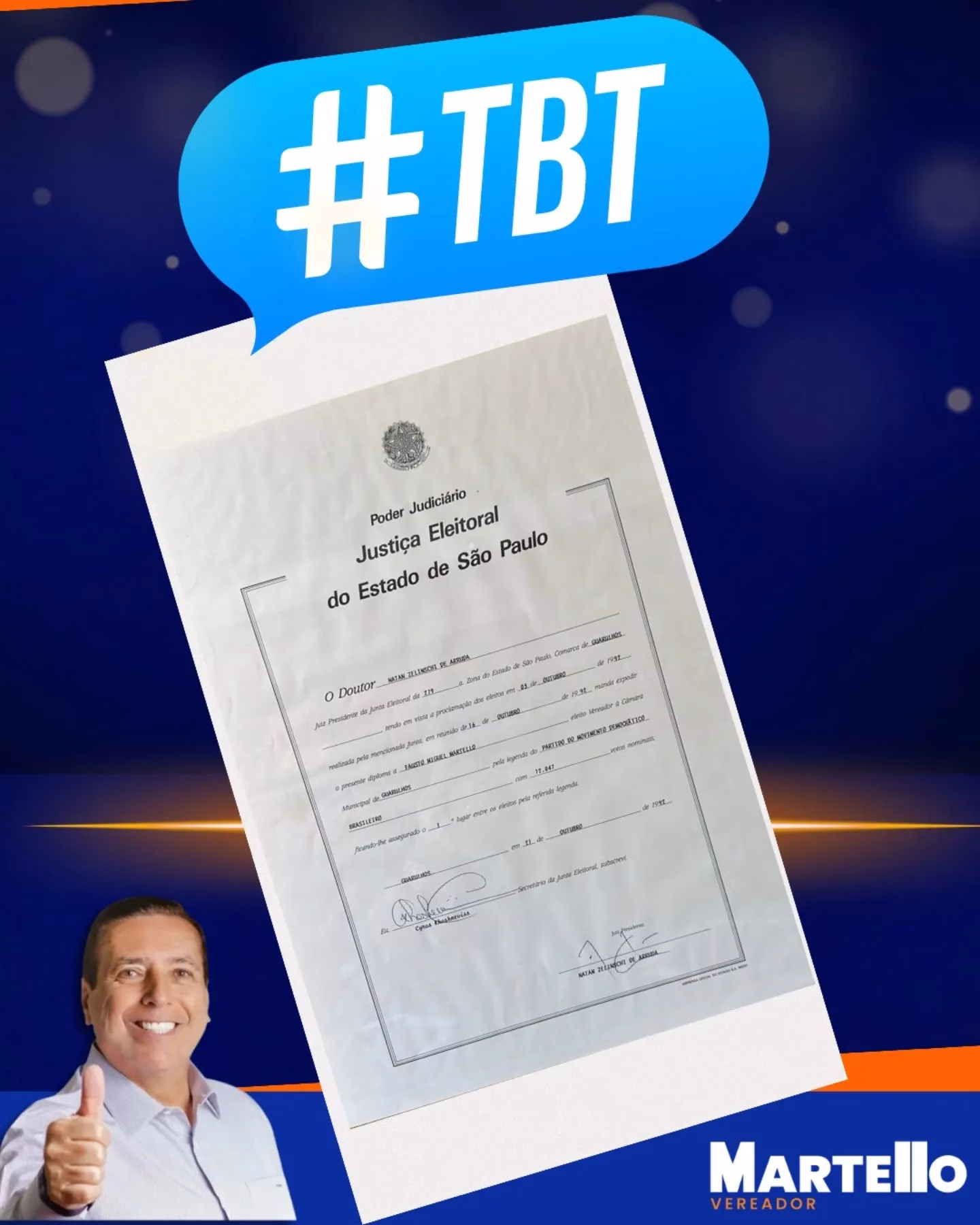 Fausto Miguel Martello: Uma Jornada de Reconhecimento e Compromisso com Guarulhos