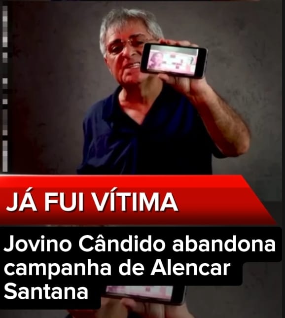 Jovino Cândido deixa campanha de Alencar em protesto contra ataques a Pietá e Corrêa