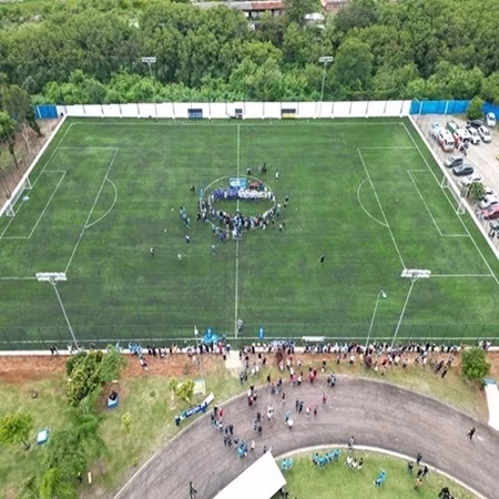 Arena Ponte Grande em Guarulhos é inaugurada com gramado sintético profissional